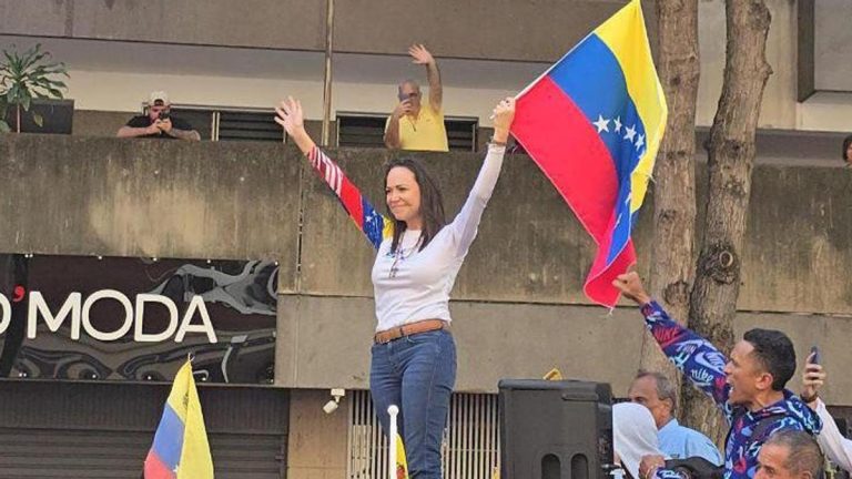 España expresa su «condena y preocupación ante la información de la detención de María Corina Machado» en Venezuela