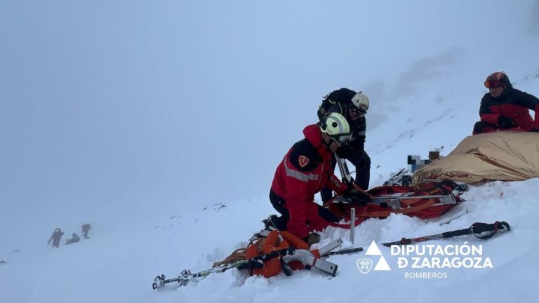 El primer bombero que llegó al rescate del Moncayo: «Las condiciones eran pésimas, con visibilidad casi nula»