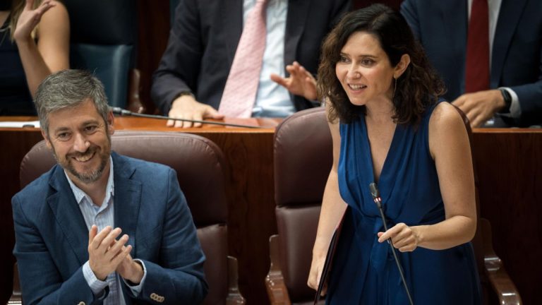 Ayuso arremete contra el PSOE por el informe de la UCO y defiende a Quirón: «Es de las empresas más valoradas por los ciudadanos»