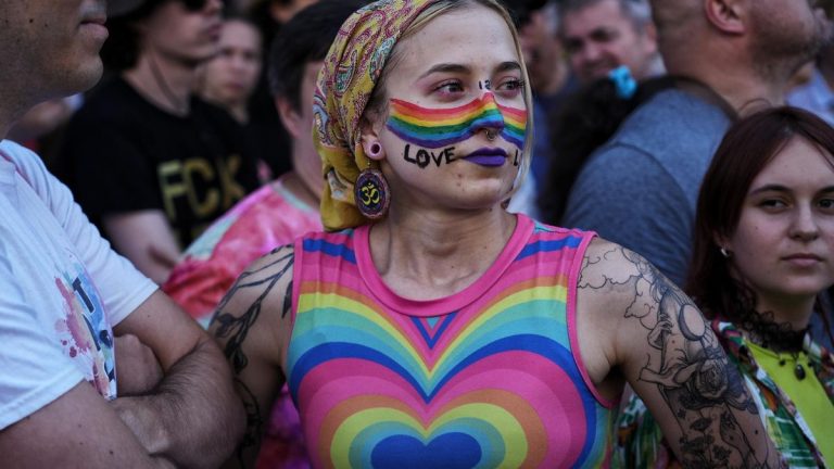 La manifestación del Orgullo en Budapest, en imágenes